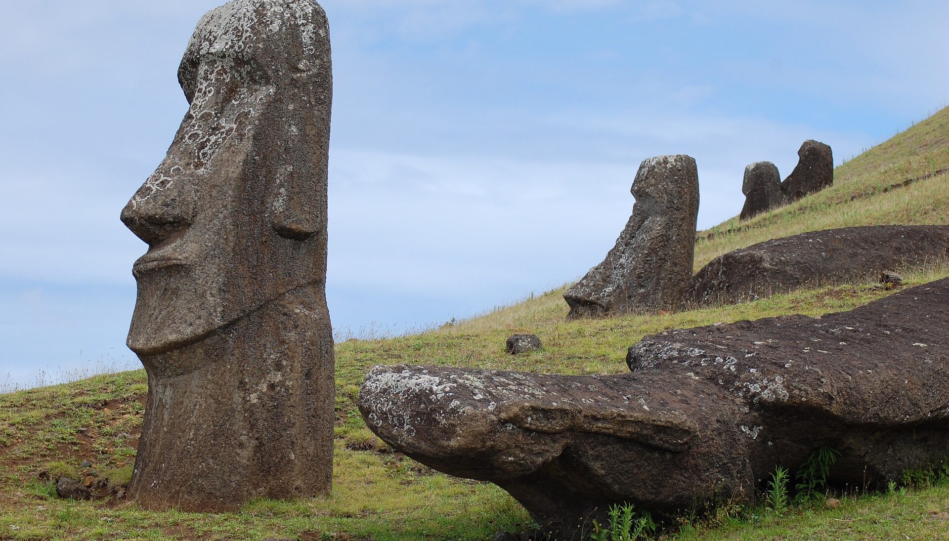 moai statues easter island