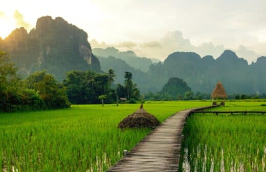 Wietnam, Vang Vieng, Laos