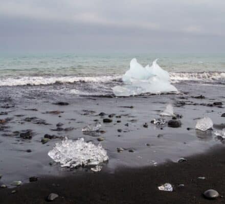 Islandia: czarna plaża